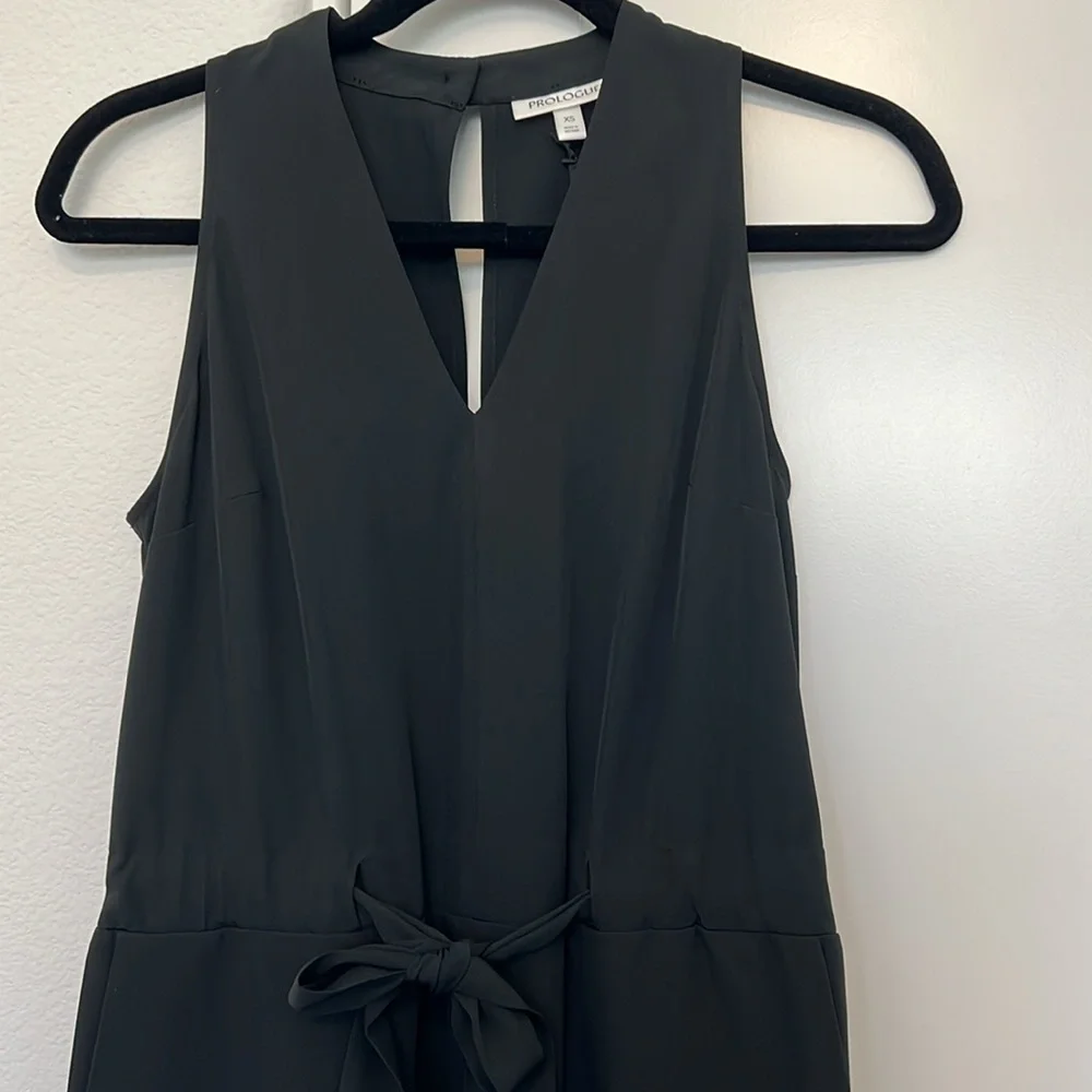 Prologue Black Cropped Wide-leg Jumpsuit - Picture 2 of 11